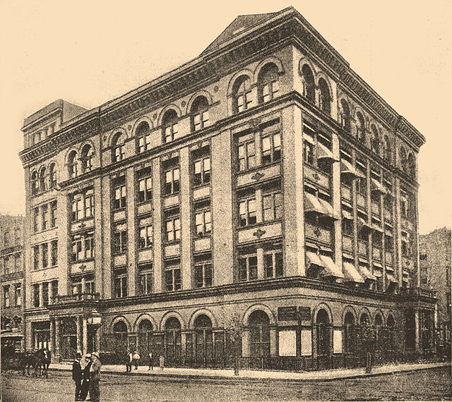The Alliance's flagship building, 197 East Broadway, in the early 20th century.