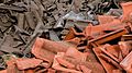 * Nomination Two piles of broken red and black concrete roof tiles in Gåseberg industrial area. --W.carter 16:17, 28 May 2017 (UTC) * Promotion Two colours and a diagonal, very nice! Good quality. --Basotxerri 18:06, 28 May 2017 (UTC)