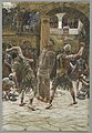 James Tissot, Kristo skurĝata sur la brusto, 1886-1894, New York, Brooklyn Museum.