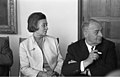 Elisabeth Schwarzhaupt links, op 20 september 1965 overleden op 30 oktober 1986