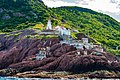 Bunkers And Lighthouse St John Harbour Newfoundland (41321663242).jpg