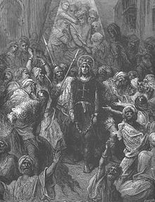 Louis IX being taken prisoner at the Battle of Fariskur (Gustave Dore) C croisade7 prisonnier1.jpg