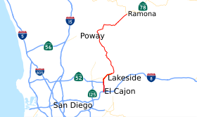 Image illustrative de l’article California State Route 67