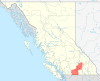 Canada British Columbia location map Okanagan.svg