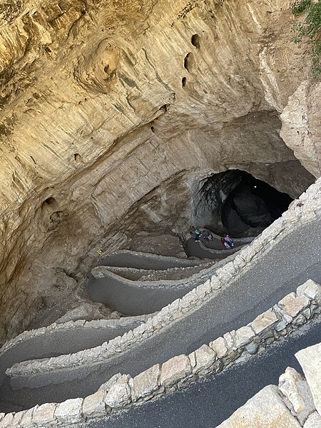 File:Carlsbad Caverns Descent, July 2022.jpg