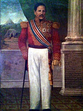 Captain General Rafael Carrera after being appointed president for Life in 1854. Carrerayturcios 2014-06-22 09-46.jpg