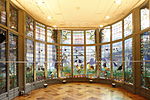 Stained glass gallery, first floor