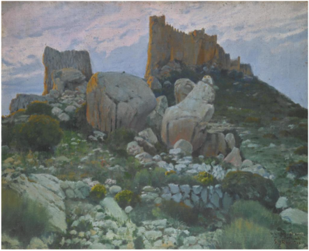 Жоаким Мир «Замок Грис, Майорка», 1900-е. Частное собрание