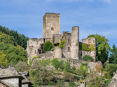 Castle of Belcastel, Aveyron, France