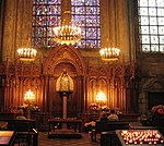 La Vierge du Pilier à la cathédrale Notre-Dame de Chartres.