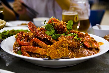 Chili crabs