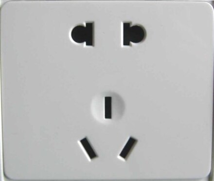 A typical Chinese wall socket