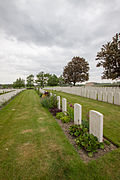 Le Chocques Military Cemetery.