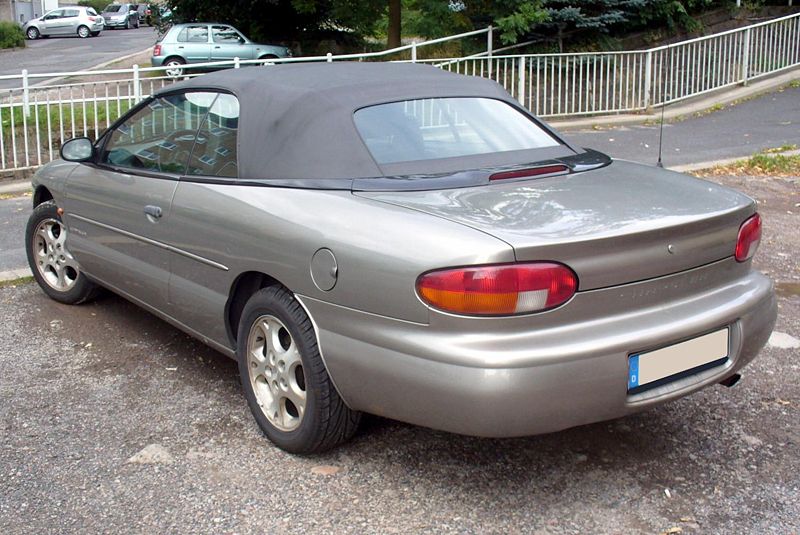 FileChrysler Stratus Cabrio Heck.JPG Wikipedia