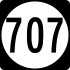 State Route 707 marker