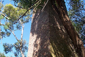 Abandoned coal mine ventilation shaft at Mount Keira, Australia Coal Mine Ventilation Shaft - Mount Keira.jpg