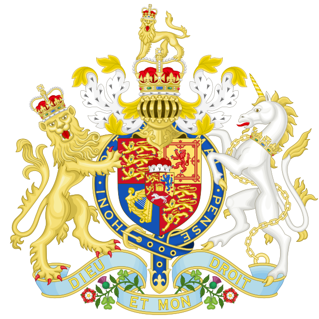 Escudo de Chorche III d'o Reino Uniu