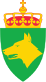 Coat of arms of the Norwegian Armed Forces Canine School.svg