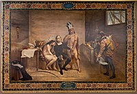 September 15: Christopher Columbus arrested Columbus Murals Bobadilla Betrays Columbus.jpg