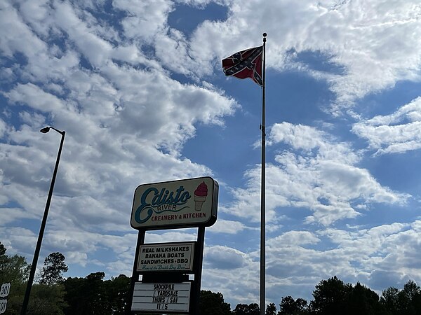 A controversial Confederate flag in Orangeburg owned by the Sons of Confederate Veterans.