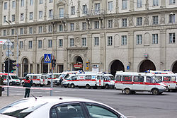 Spridzināšana Minskas metro