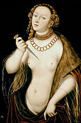 Lucrecia (1538), de Lucas Cranach el Viejo