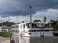 * Nomination Cruise ship Viking Bragi on the Main entering the lock Limbach. Direction Rhine. --Ermell 05:59, 24 August 2017 (UTC) * Promotion Good quality. -- Ikan Kekek 07:10, 24 August 2017 (UTC)