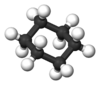 Model bola-batang molekul sikloheksana