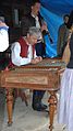 Tradycyjna kapela wołoska - cymbalista English: Traditional Valachian music band