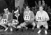 A 1956 "knobbly knees" contest at Butlins Skegness Dad, butlins, skegness, 1956.jpg