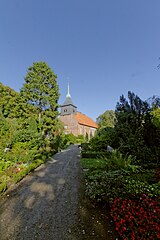 Поглед на црквата во Денишенхаген