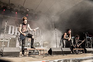 Dagoba nastupa na festivalu With Full Force 2018