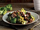 Hovězí maso s brokolicí