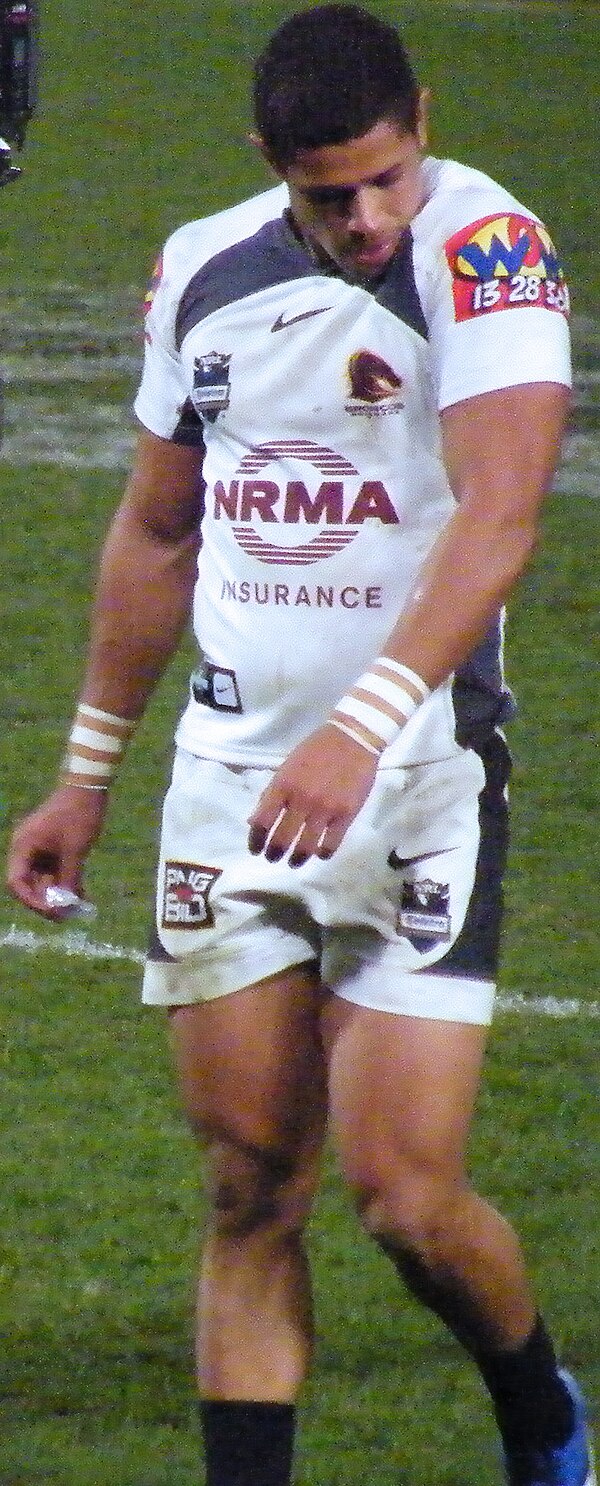 Gagai playing for Brisbane in 2011