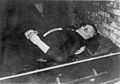 El cuerpo de Alfred Rosenberg.