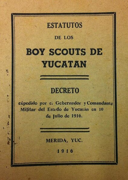 File:Decreto crea a los Boy Scouts de Yucatán en julio de 1916.jpg