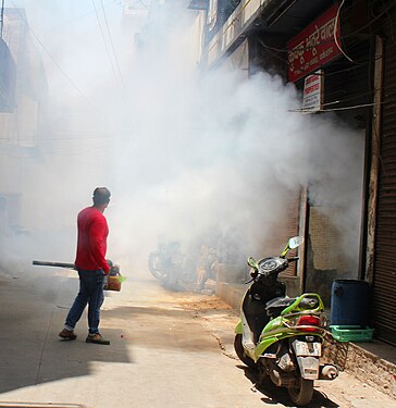 Disinfection drive during fourth phase of the lockdown because of COVID-19 pandemic in Delhi