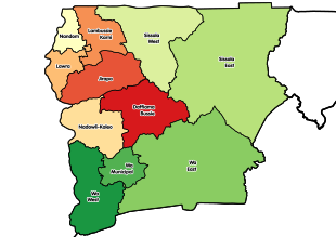 Regione Occidentale Superiore: Regione ghanese