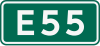 Europese weg 55 in Denemarken