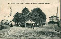 Carrefour des routes de Montmagny et Saint-Denis