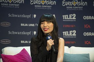 Dami Im during a press meet and greet ESC2016 - Australia Meet & Greet 10.jpg