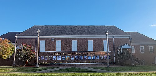 Eddie G. Robinson Museum on the campus of Grambling State University