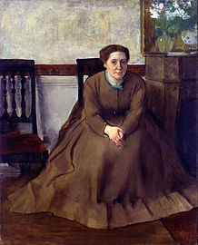 Portrét Victorie Dubourg, Edgar Degas