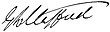 Signature de Edward Stafford