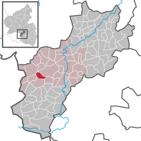Poziția localității Ehweiler