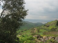 Landscape in northern Israel Ein Fiq, Golan Heights - 20040223-03.jpg