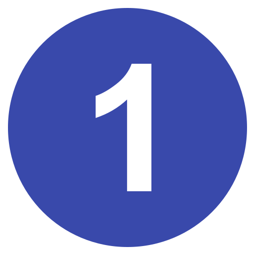 File:Eo circle indigo white number-1.svg