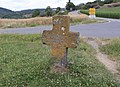 * Nomination Wayside cross (1616) near Ettringen (Eifel), Germany. --Palauenc05 21:49, 3 October 2022 (UTC) * Promotion  Support Good quality but I would like to suggest a different crop to focus n the cross --Virtual-Pano 15:41, 4 October 2022 (UTC)  Comment Thanks for your comment. Indeed, I have already uploaded a different shot that concentrates on the cross (see: category). Here I wanted to point out the surroundings including the traffic signs. --Palauenc05 15:52, 4 October 2022 (UTC)