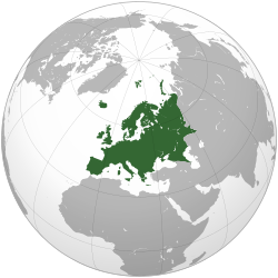 Europe (orthographic projection)