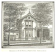 FARMER(1884) Detroit, p497 RESIDENCE OF H.K. WHITE, 37 HIGH ST. EAST. BUILT IN 1868-78.jpg